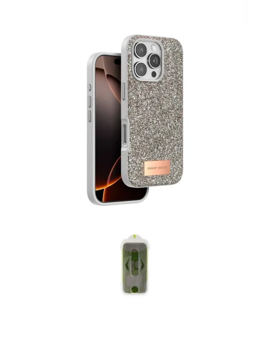 ieg™ iPhone 16 Pro Kılıf Vadi Klasik Serisi - Siyah Joko Magic 5D Hayalet Cam