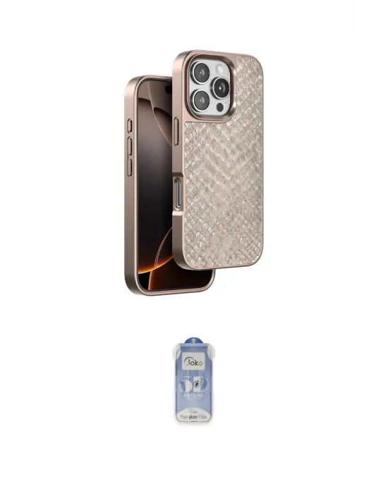ieg™ iPhone 16 Pro Kılıf Vadi Özel Seri - Siyah Joko Magic 5D Cam