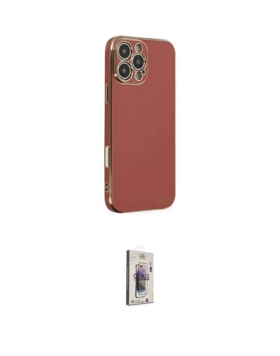 ieg™ iPhone 16 Pro Kılıf Yankı Serisi - Siyah Bilvis 3D Cam Ekran Koruyucu