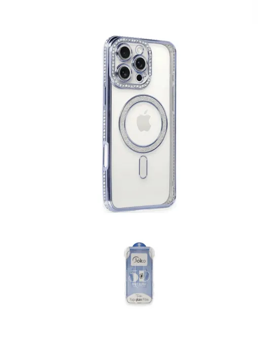 ieg™ iPhone 16 Pro Kılıf Zirve Doku Prime - Siyah Joko Magic 5D Cam