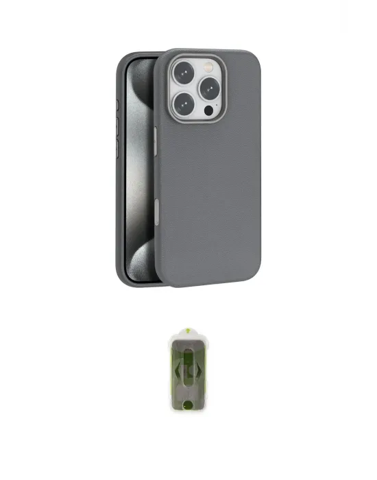 ieg™ iPhone 16 Pro Kılıf Zirve Modern Prime - Siyah Joko Magic 5D Hayalet Cam
