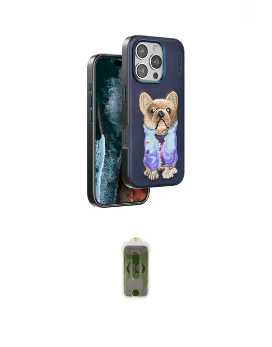 ieg™ iPhone 16 Pro Max Kılıf İz Minimal Koleksiyonu - Siyah Joko Magic 5D Hayalet Cam