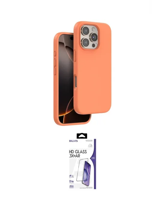 ieg™ iPhone 16 Pro Max Kılıf Kıvılcım Çizgi Serisi - Siyah Bilvis 3X AR HD Cam Ekran Koruyucu