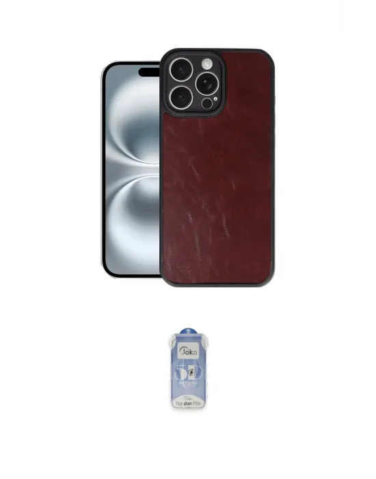 ieg™ iPhone 16 Pro Max Kılıf Kıvılcım Işık Serisi - Siyah Joko Magic 5D Cam