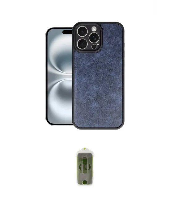 ieg™ iPhone 16 Pro Max Kılıf Kıvılcım Işık Serisi - Siyah Joko Magic 5D Hayalet Cam