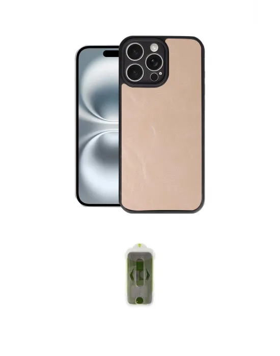 ieg™ iPhone 16 Pro Max Kılıf Kıvılcım Işık Serisi - Siyah Joko Magic 5D Hayalet Cam