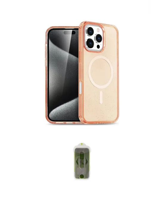 ieg™ iPhone 16 Pro Max Kılıf Nova Asil Prime - Siyah Joko Magic 5D Hayalet Cam