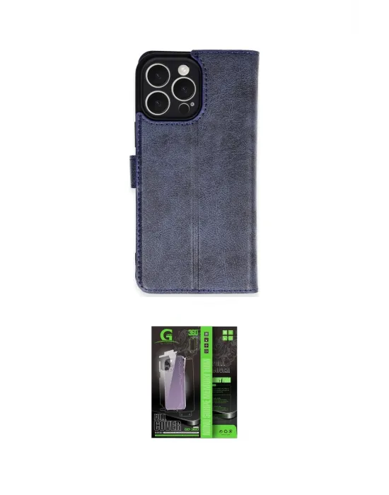 ieg™ iPhone 16 Pro Max Kılıf Siluet Işık Serisi - Şeffaf 360 Full Body Arka Koruyucu