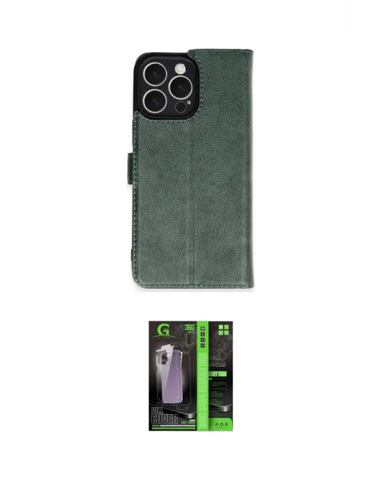 ieg™ iPhone 16 Pro Max Kılıf Siluet Işık Serisi - Şeffaf 360 Full Body Arka Koruyucu