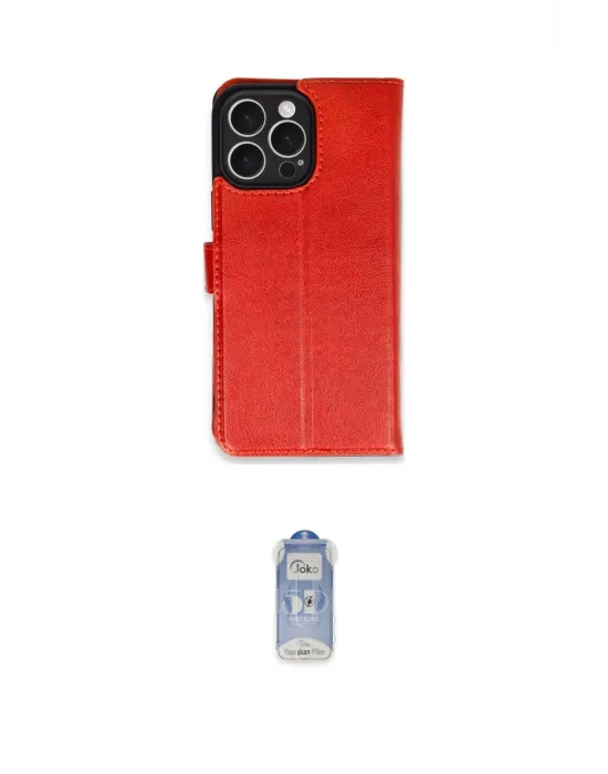 ieg™ iPhone 16 Pro Max Kılıf Siluet Işık Serisi - Siyah Joko Magic 5D Cam