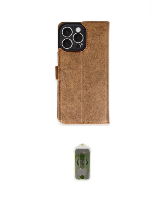 ieg™ iPhone 16 Pro Max Kılıf Siluet Işık Serisi - Siyah Joko Magic 5D Hayalet Cam