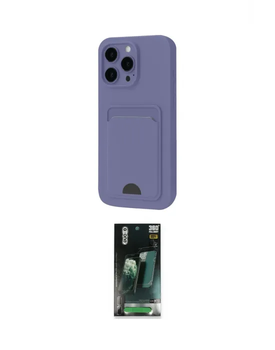 ieg™ iPhone 16 Pro Max Kılıf Vadi Çizgi Prime - Siyah 360 Mat Full Body Arka Koruyucu