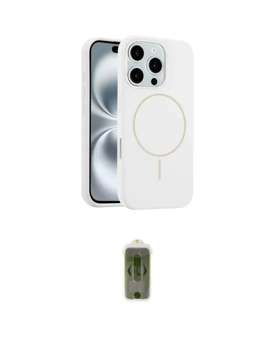 ieg™ iPhone 16 Pro Max Kılıf Yankı Form Serisi - Siyah Joko Magic 5D Hayalet Cam