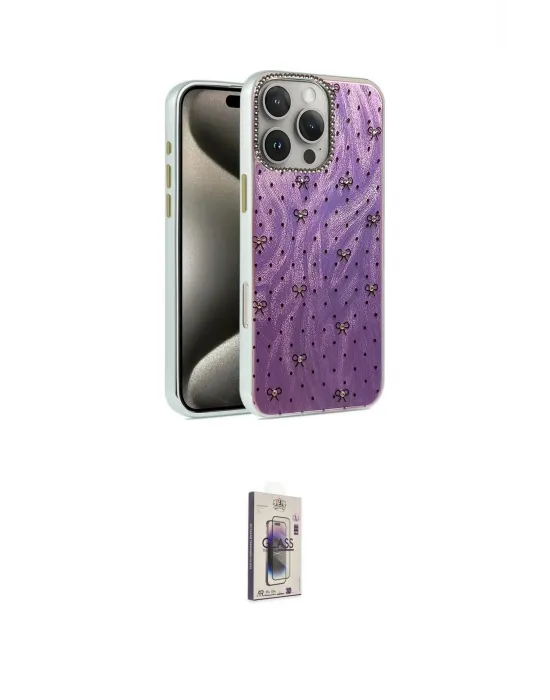 ieg™ iPhone 16 Pro Max Kılıf Zirve Modern Prime - Siyah Bilvis 3D Cam Ekran Koruyucu