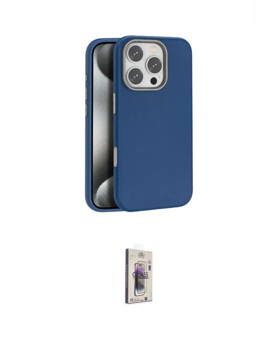 ieg™ iPhone 16 Pro Max Kılıf Zirve Modern Prime - Siyah Bilvis 3D Cam Ekran Koruyucu