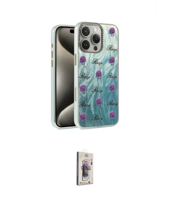 ieg™ iPhone 16 Pro Max Kılıf Zirve Modern Prime - Siyah Bilvis 3D Cam Ekran Koruyucu