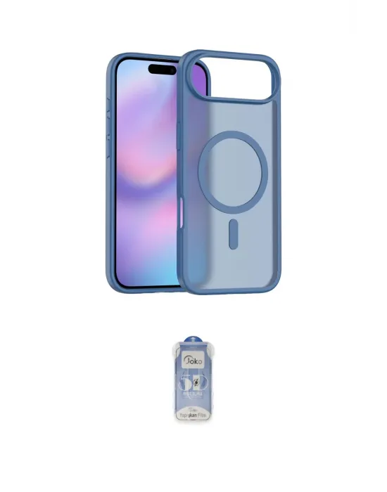 ieg™ iPhone 17 Air Kılıf Siluet Minimal Prime - Siyah Joko Magic 5D Cam