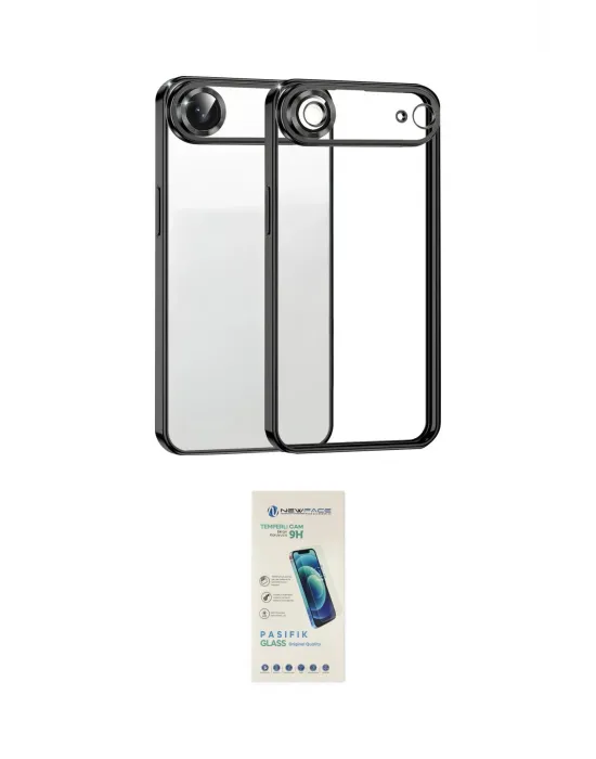 ieg™ iPhone 17 Air Kılıf Vadi Minimal - Şeffaf Pasifik Cam Ekran Koruyucu