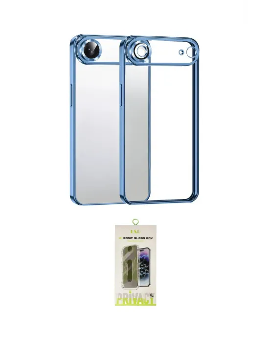 ieg™ iPhone 17 Air Kılıf Vadi Minimal - Siyah Joko Magic 5D Hayalet Cam