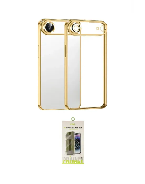 ieg™ iPhone 17 Air Kılıf Vadi Minimal - Siyah Joko Magic 5D Hayalet Cam