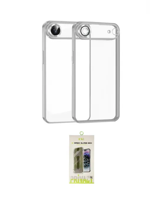 ieg™ iPhone 17 Air Kılıf Vadi Minimal - Siyah Joko Magic 5D Hayalet Cam