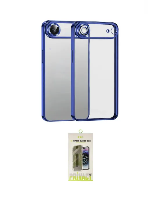 ieg™ iPhone 17 Air Kılıf Vadi Minimal - Siyah Joko Magic 5D Hayalet Cam
