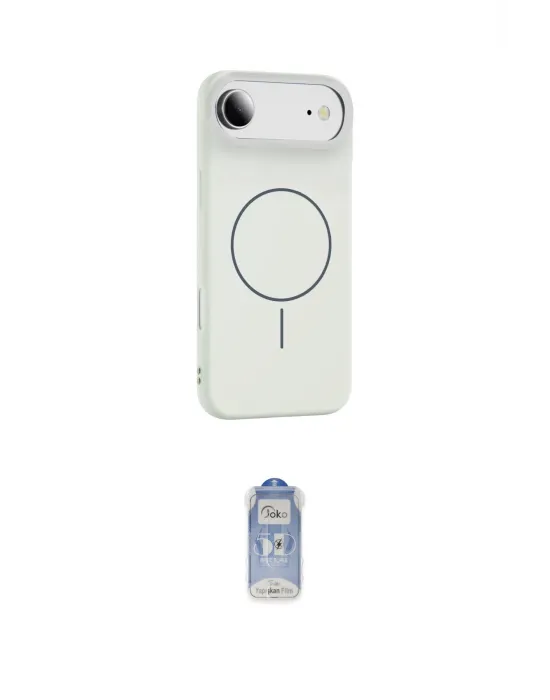 ieg™ iPhone 17 Air Kılıf Yankı Form Serisi - Siyah Joko Magic 5D Cam