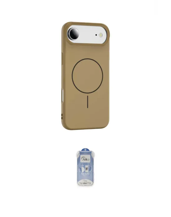 ieg™ iPhone 17 Air Kılıf Yankı Form Serisi - Siyah Joko Magic 5D Cam
