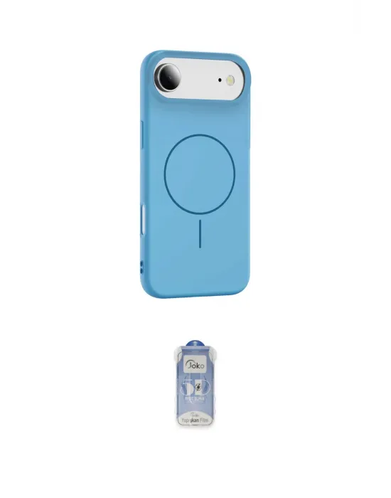 ieg™ iPhone 17 Air Kılıf Yankı Form Serisi - Siyah Joko Magic 5D Cam