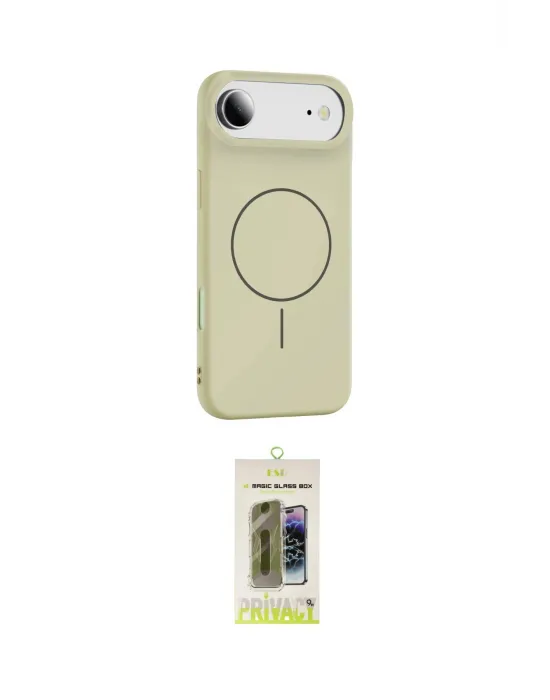 ieg™ iPhone 17 Air Kılıf Yankı Form Serisi - Siyah Joko Magic 5D Hayalet Cam