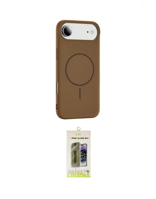 ieg™ iPhone 17 Air Kılıf Yankı Form Serisi - Siyah Joko Magic 5D Hayalet Cam
