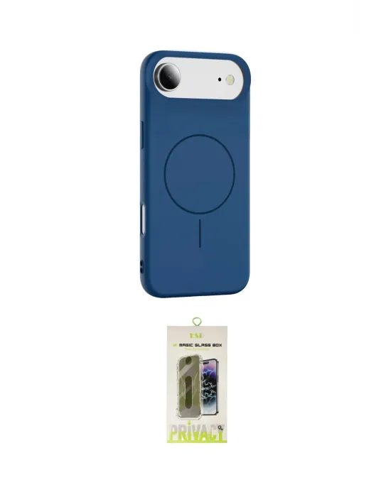 ieg™ iPhone 17 Air Kılıf Yankı Form Serisi - Siyah Joko Magic 5D Hayalet Cam