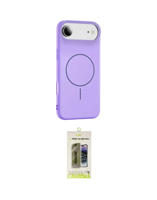 ieg™ iPhone 17 Air Kılıf Yankı Form Serisi - Siyah Joko Magic 5D Hayalet Cam