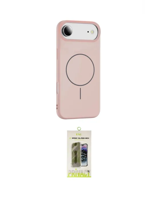 ieg™ iPhone 17 Air Kılıf Yankı Form Serisi - Siyah Joko Magic 5D Hayalet Cam