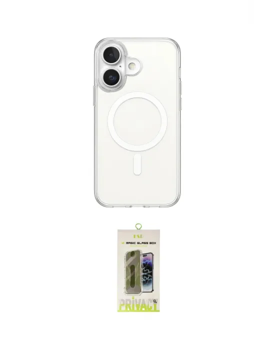 ieg™ iPhone 17 Kılıf Ahenk Yansıma Prime - Siyah Joko Magic 5D Hayalet Cam