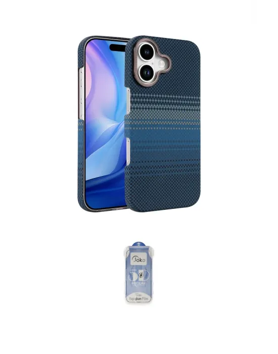 ieg™ iPhone 17 Kılıf Doruk Serisi - Siyah Joko Magic 5D Cam