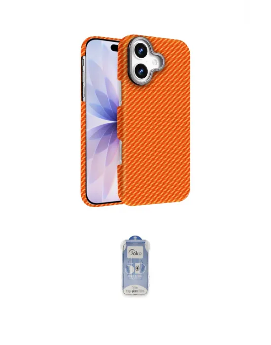 ieg™ iPhone 17 Kılıf Doruk Serisi - Siyah Joko Magic 5D Cam