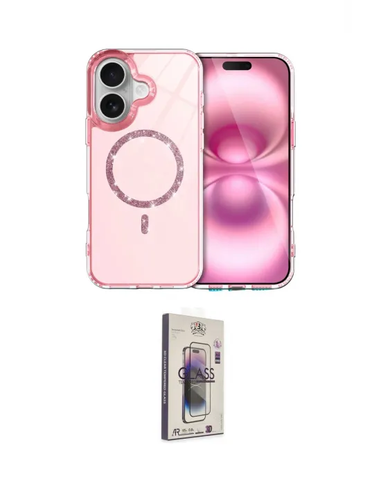 ieg™ iPhone 17 Kılıf Kıvılcım Form Prime - Siyah Bilvis 3D Cam Ekran Koruyucu