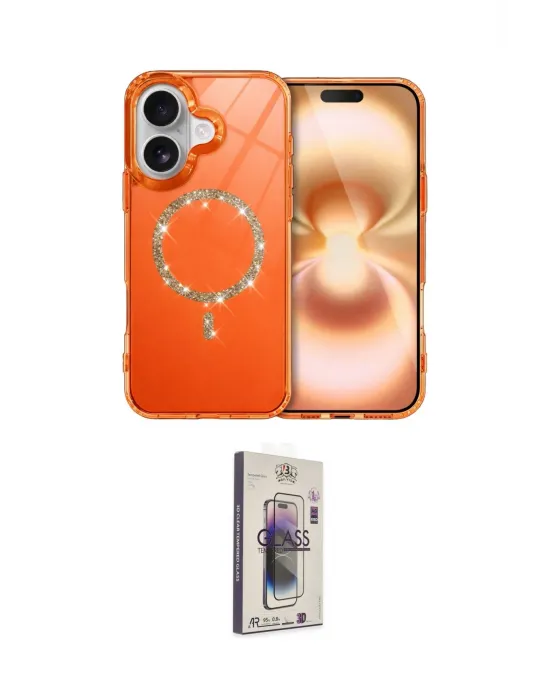 ieg™ iPhone 17 Kılıf Kıvılcım Form Prime - Siyah Bilvis 3D Cam Ekran Koruyucu