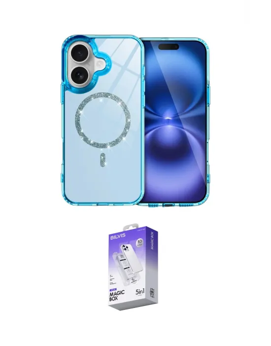 ieg™ iPhone 17 Kılıf Kıvılcım Form Prime - Siyah Bilvis 5in1 3D Magic Cam Ekran Koruyucu