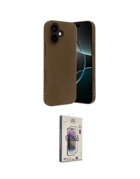 ieg™ iPhone 17 Kılıf Kozmos Yansıma Özel Seri - Siyah Bilvis 3D Cam Ekran Koruyucu