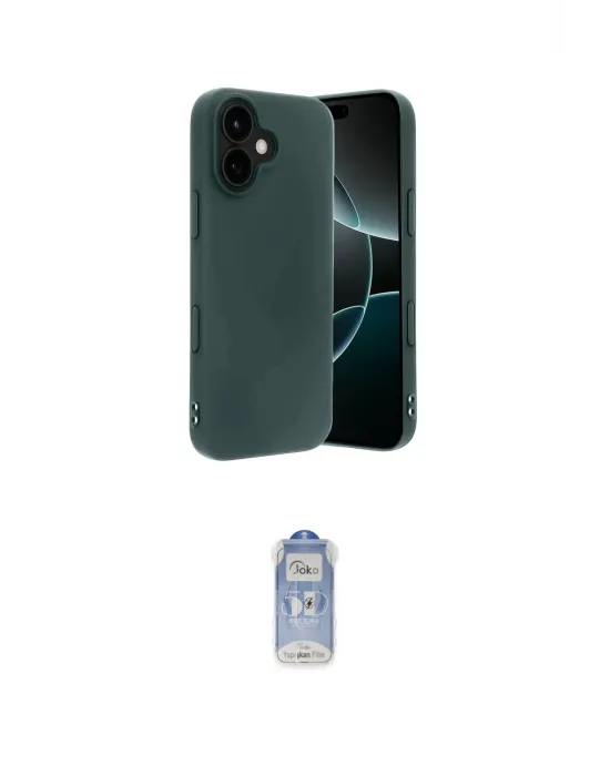 ieg™ iPhone 17 Kılıf Kozmos Yansıma Özel Seri - Siyah Joko Magic 5D Cam