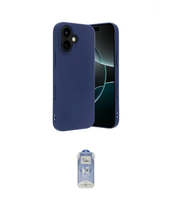 ieg™ iPhone 17 Kılıf Kozmos Yansıma Özel Seri - Siyah Joko Magic 5D Cam