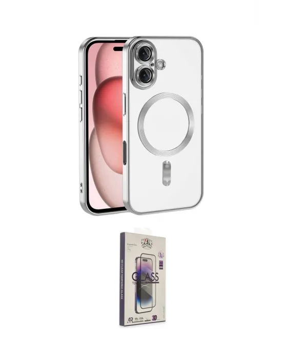 ieg™ iPhone 17 Kılıf Nova Işık Özel Seri - Siyah Bilvis 3D Cam Ekran Koruyucu