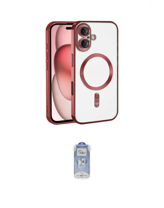 ieg™ iPhone 17 Kılıf Nova Işık Özel Seri - Siyah Joko Magic 5D Cam