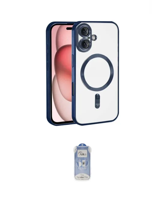 ieg™ iPhone 17 Kılıf Nova Işık Özel Seri - Siyah Joko Magic 5D Cam