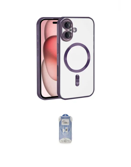 ieg™ iPhone 17 Kılıf Nova Işık Özel Seri - Siyah Joko Magic 5D Cam