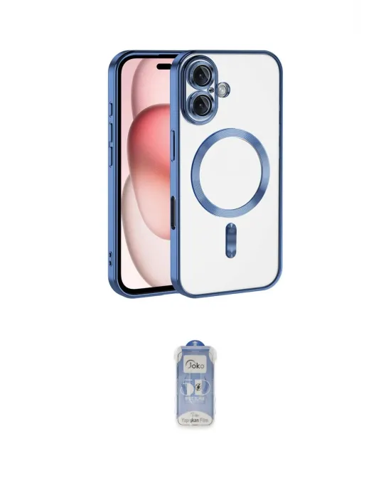 ieg™ iPhone 17 Kılıf Nova Işık Özel Seri - Siyah Joko Magic 5D Cam
