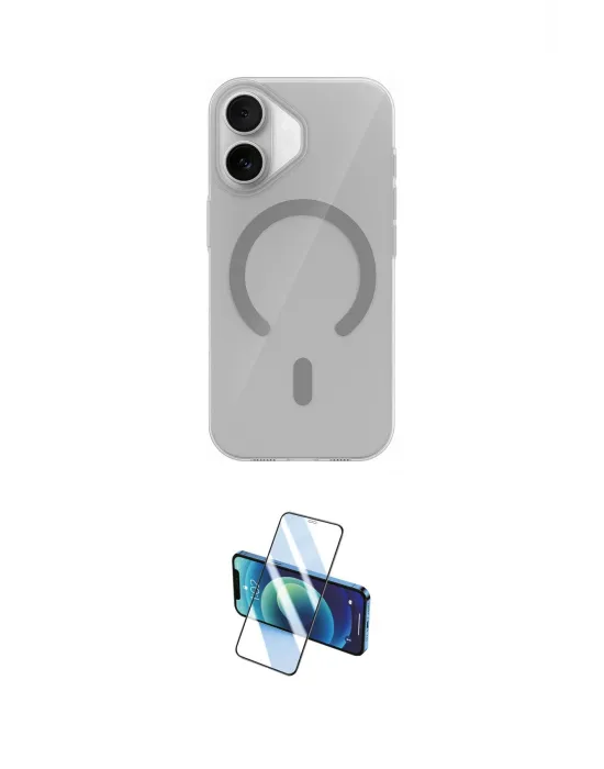 ieg™ iPhone 17 Kılıf Pusula Form Özel Seri - Siyah 3D Antistatik Seramik Nano Ekran Koruyucu
