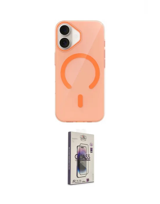 ieg™ iPhone 17 Kılıf Pusula Form Özel Seri - Siyah Bilvis 3D Cam Ekran Koruyucu